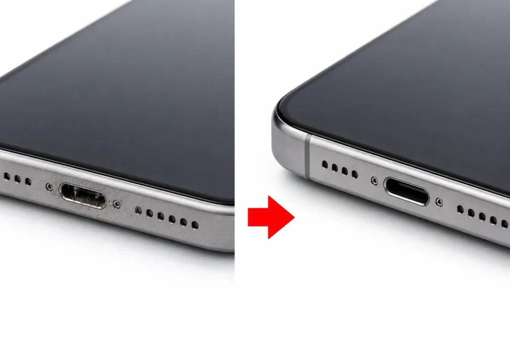 Charging port repair