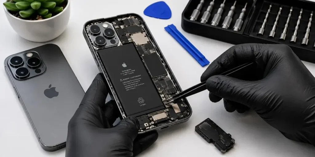 iPhone speaker microphone