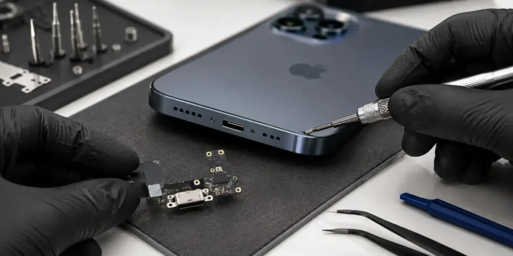 iPhone charging port repair