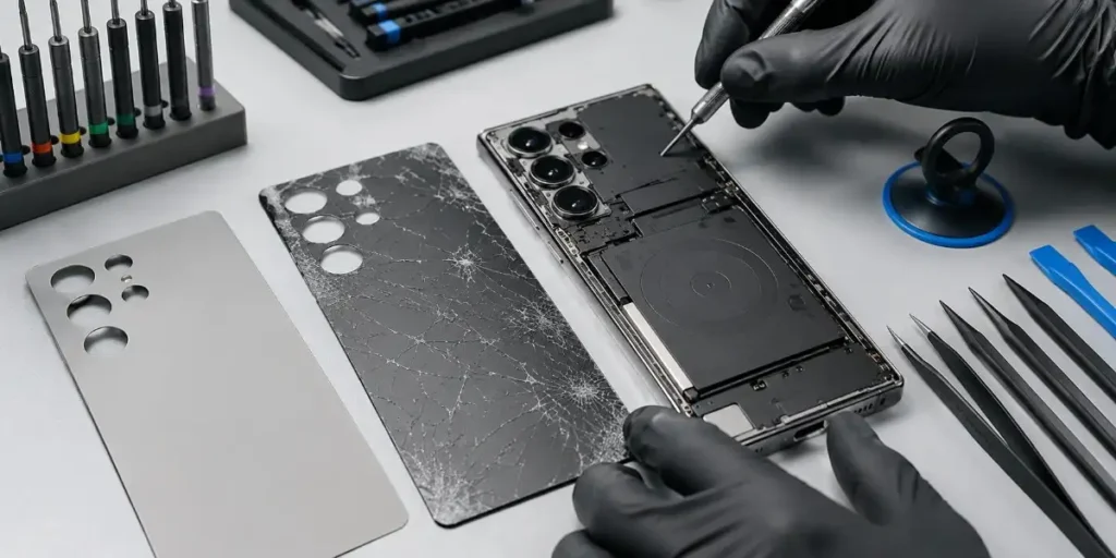 Samsung back glass replacement
